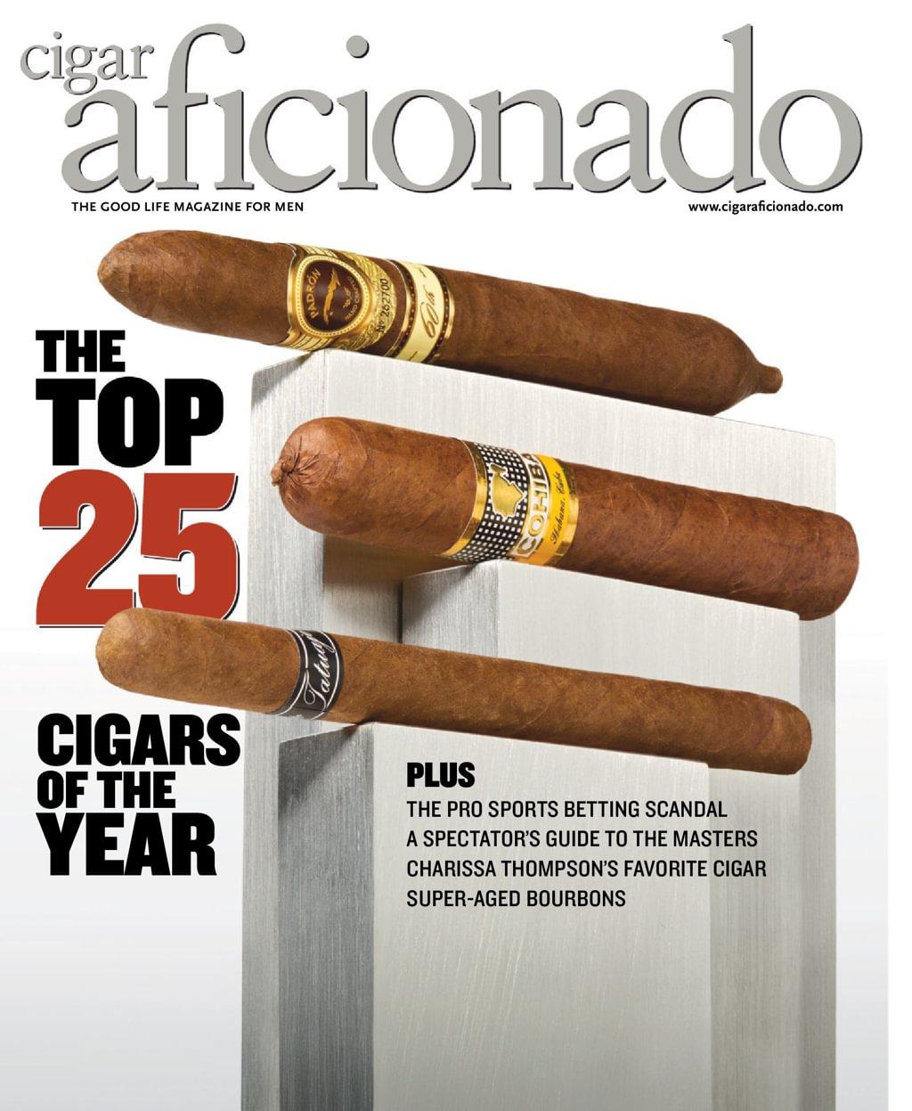 Cigar Aficionado Magazine January 1st, 2026 Issue Cover