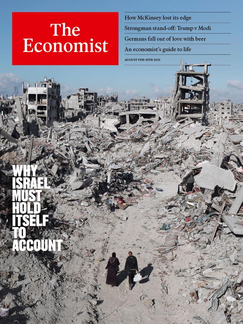 The Economist Print & Digital August 9th, 2025 Issue Cover