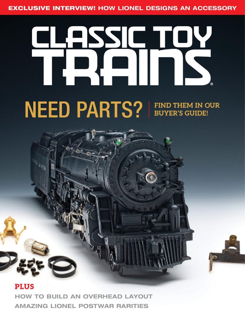 Classic Toy Trains Magazine August 22nd, 2025 Issue Cover