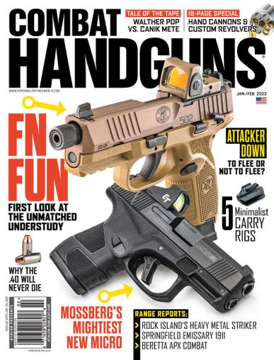 Combat Handguns Magazine January 1st, 2022 Issue Cover