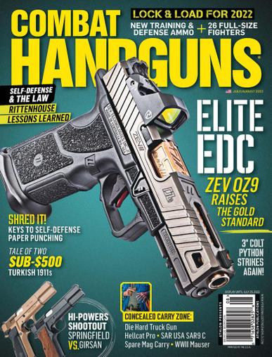Combat Handguns Magazine July 1st, 2022 Issue Cover