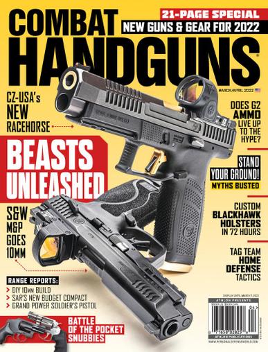 Combat Handguns Magazine March 1st, 2022 Issue Cover