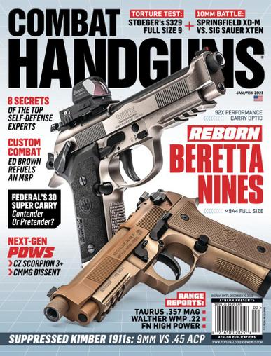 Combat Handguns Magazine January 1st, 2023 Issue Cover