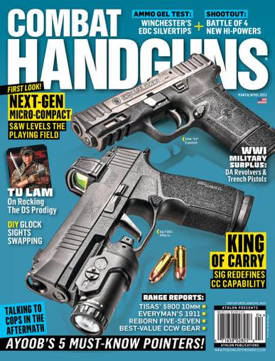 Combat Handguns Magazine March 1st, 2023 Issue Cover