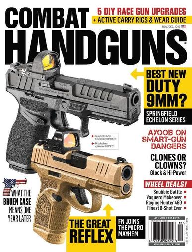 Combat Handguns Magazine November 1st, 2023 Issue Cover