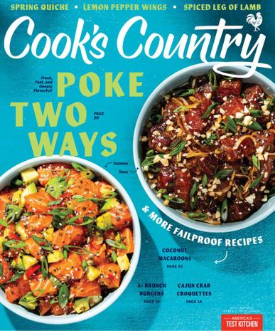 Cook's Country Magazine April 1st, 2022 Issue Cover