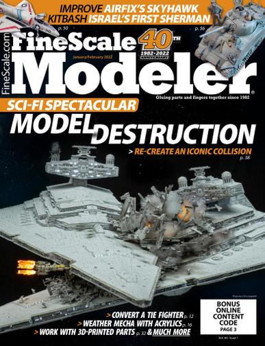 Finescale Modeler Magazine January 1st, 2022 Issue Cover