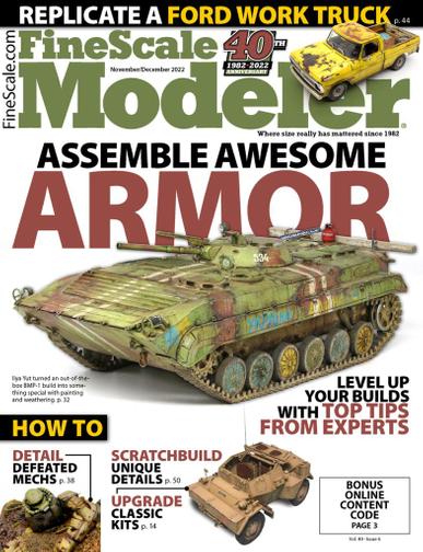 Finescale Modeler Magazine November 1st, 2022 Issue Cover