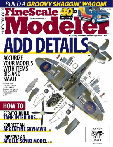 Finescale Modeler Magazine September 1st, 2022 Issue Cover