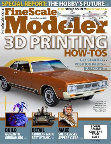 Finescale Modeler Magazine January 1st, 2023 Issue Cover
