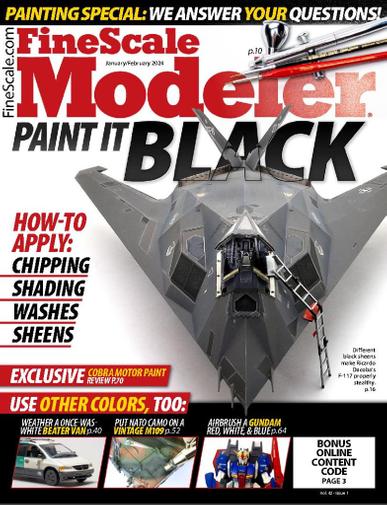 Finescale Modeler Magazine January 1st, 2024 Issue Cover