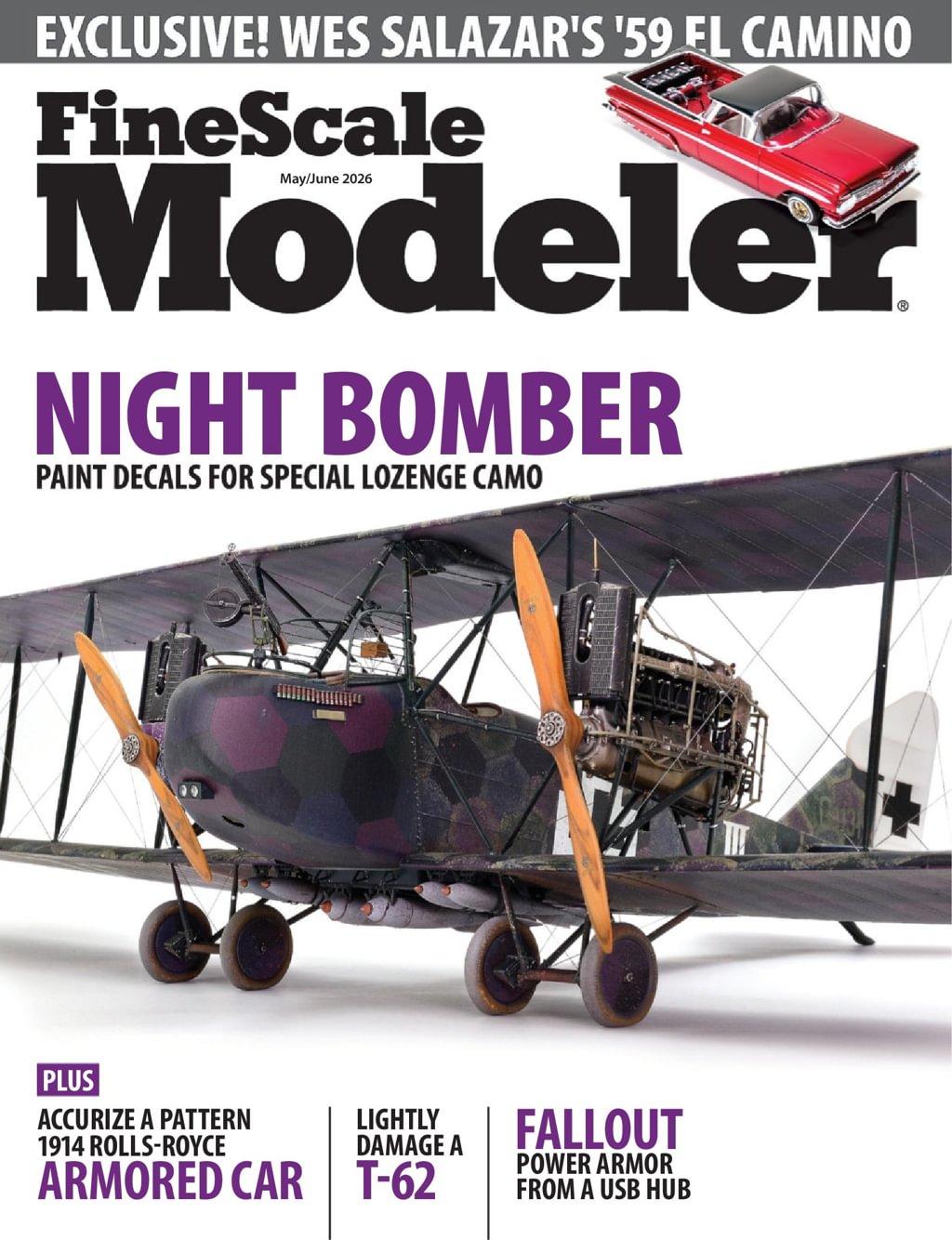 Finescale Modeler Magazine May 1st, 2026 Issue Cover