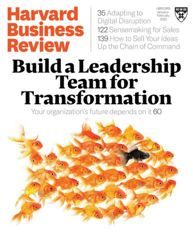 Harvard Business Review Magazine January 1st, 2022 Issue Cover