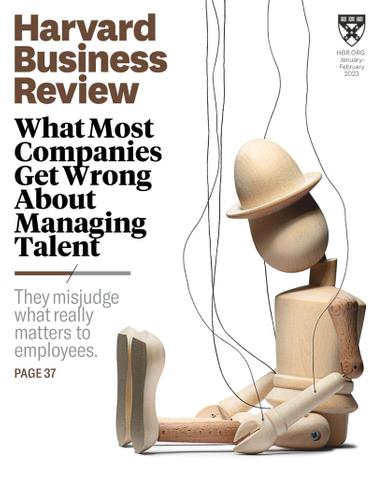 Harvard Business Review Magazine January 1st, 2023 Issue Cover