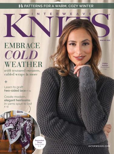 Interweave Knits Magazine October 21st, 2021 Issue Cover