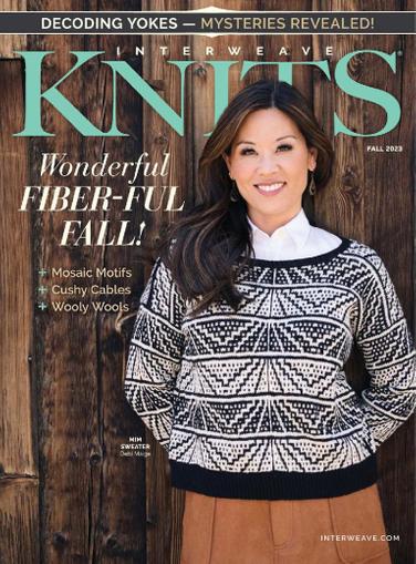 Interweave Knits Magazine July 25th, 2023 Issue Cover