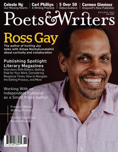 Poets & Writers Magazine November 1st, 2022 Issue Cover