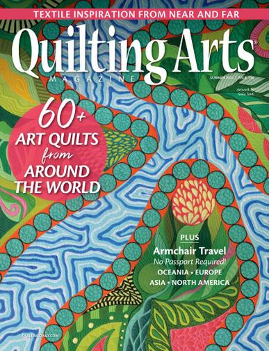 Quilting Arts Magazine May 16th, 2022 Issue Cover