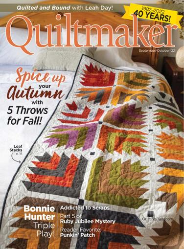 Quiltmaker Magazine September 1st, 2022 Issue Cover