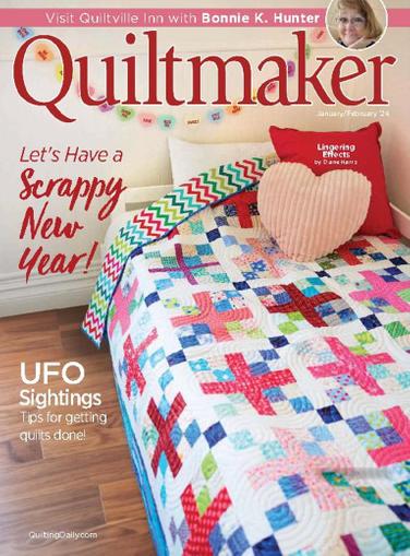 Quiltmaker Magazine January 1st, 2024 Issue Cover