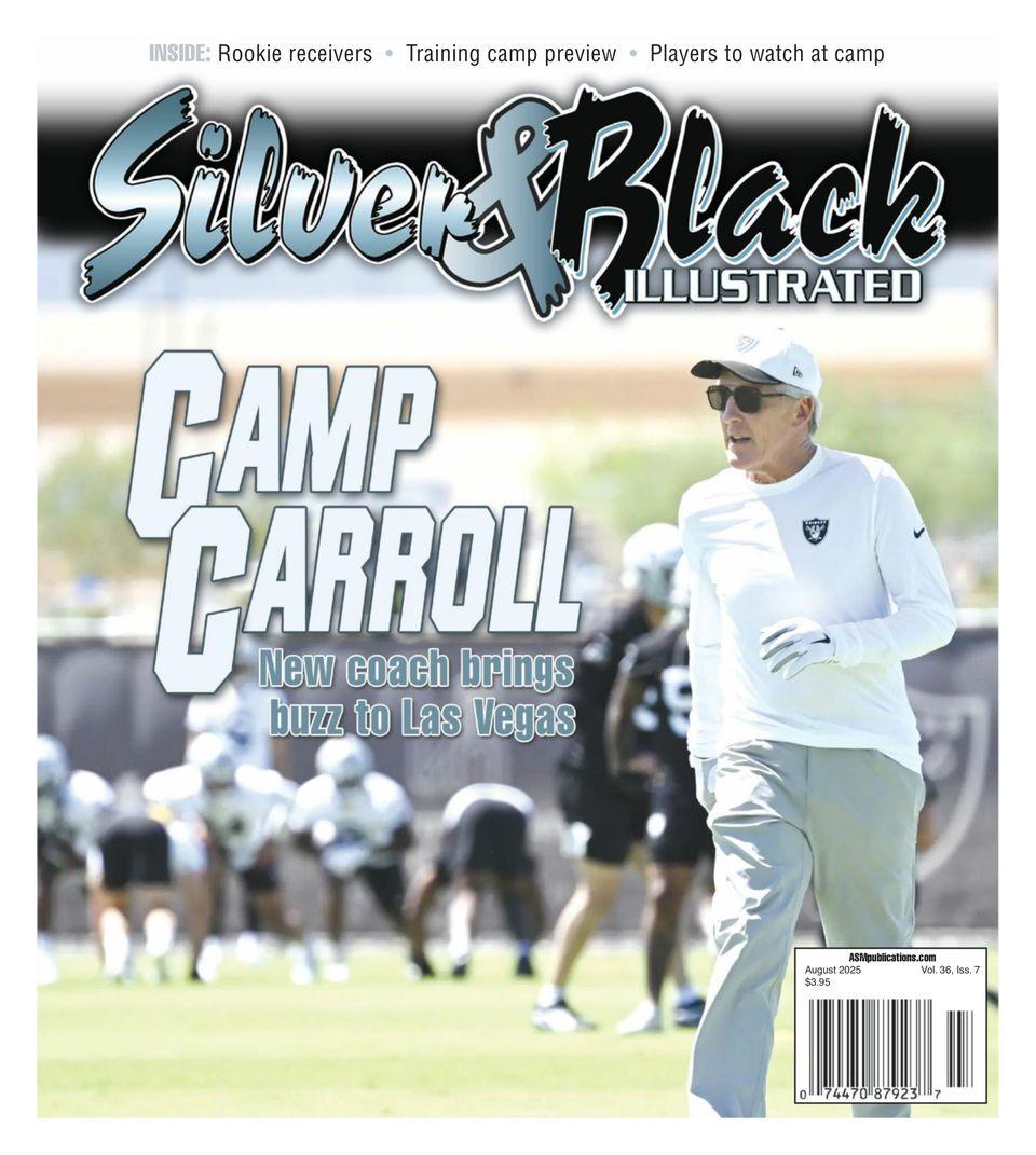 Silver & Black Illustrated Magazine Cover