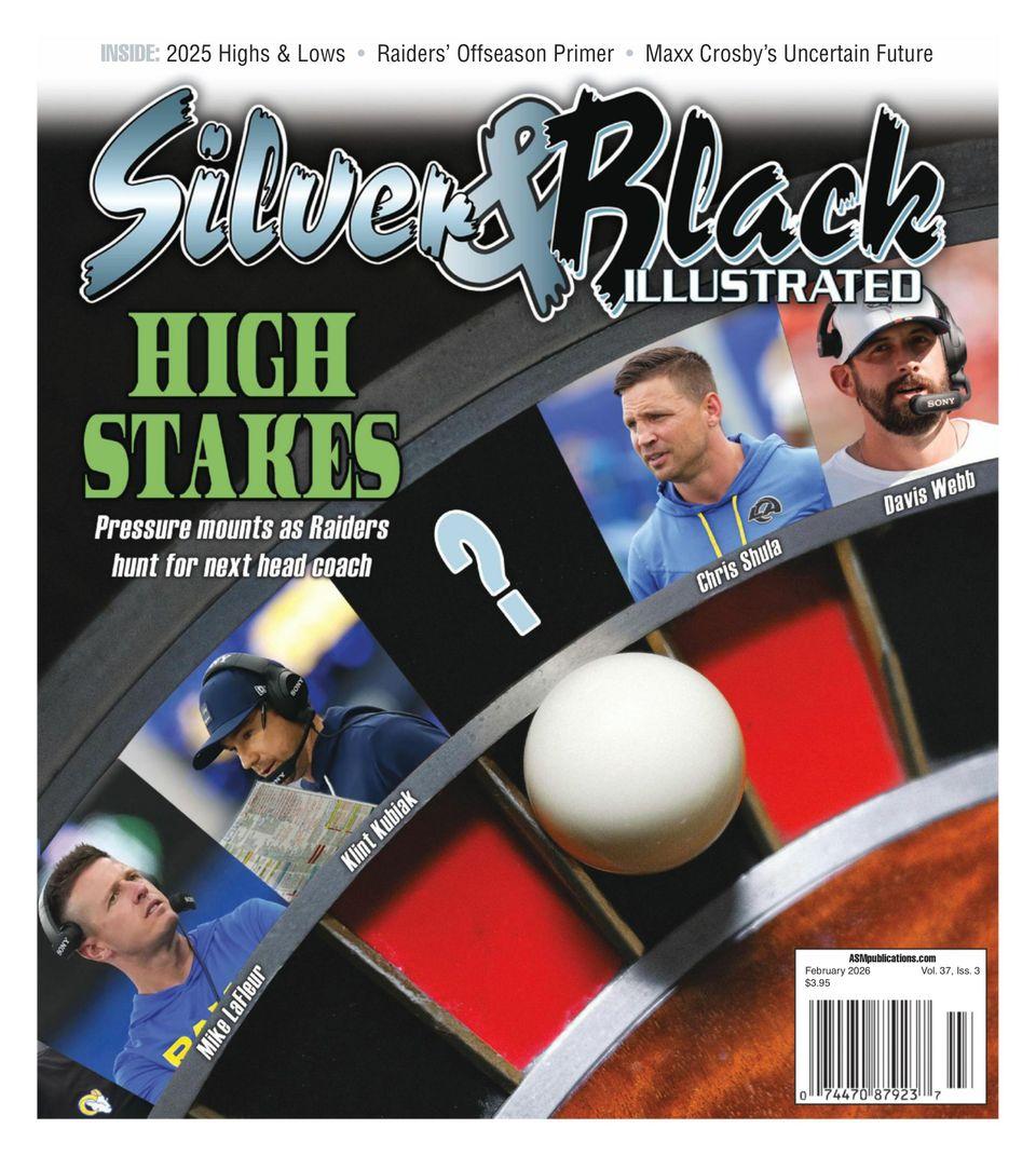 Silver & Black Illustrated Magazine Cover