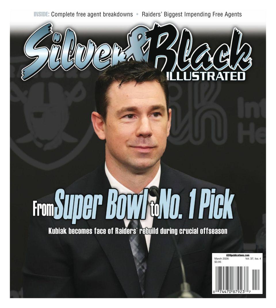Silver & Black Illustrated Magazine Cover