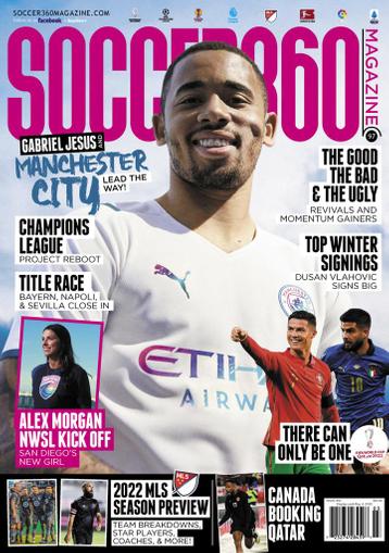 Soccer 360 Magazine March 1st, 2022 Issue Cover