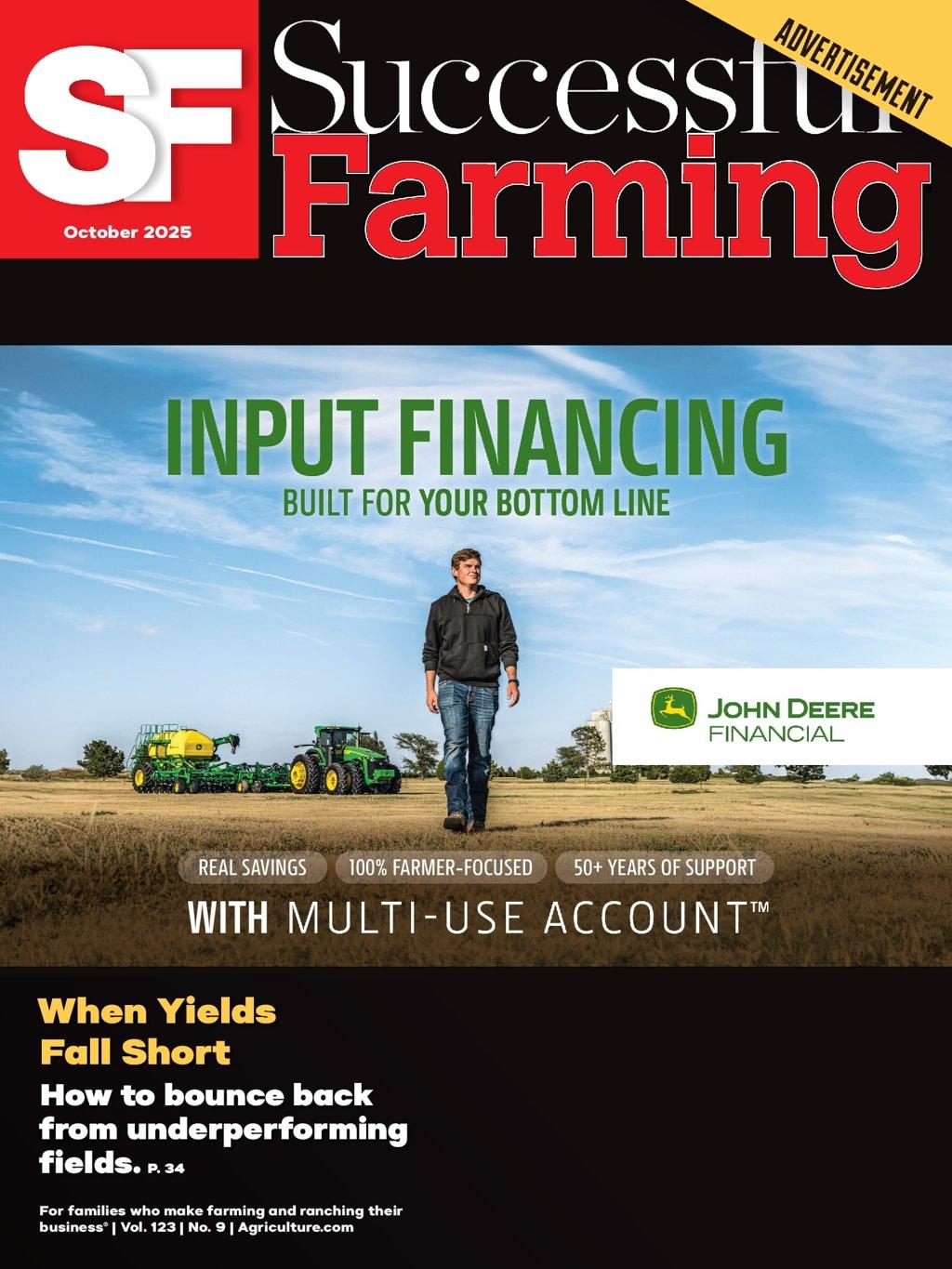 Successful Farming Magazine October 1st, 2025 Issue Cover