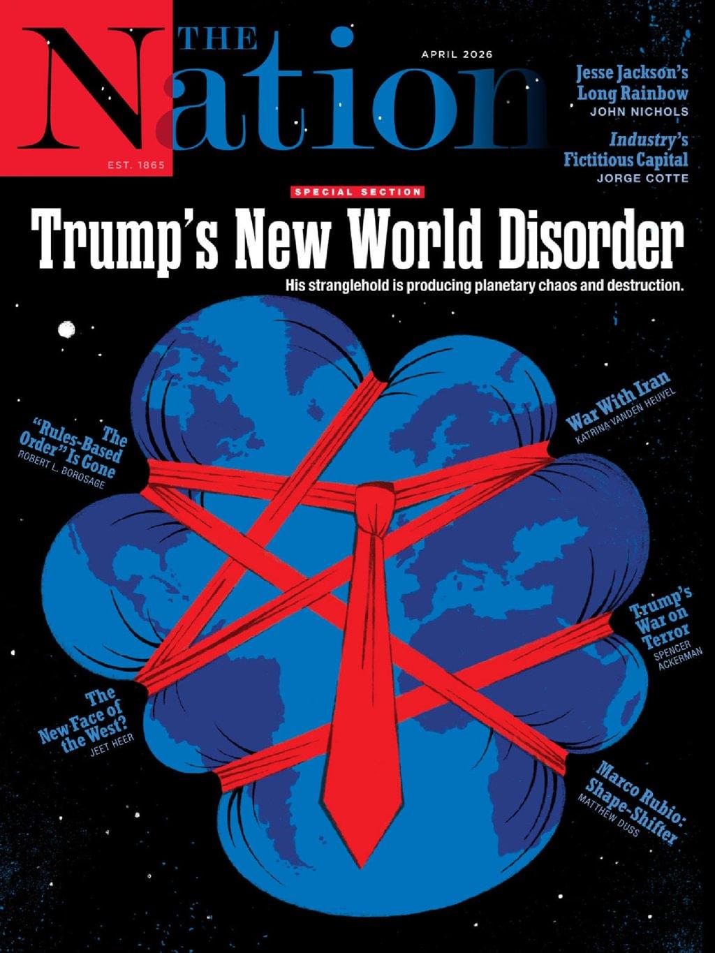 The Nation Magazine April 1st, 2026 Issue Cover