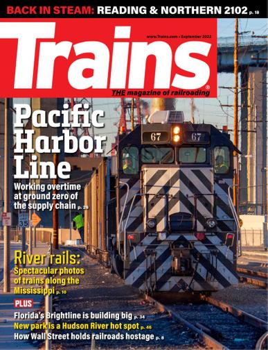 Trains Magazine September 1st, 2022 Issue Cover