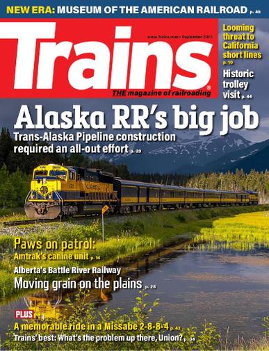 Trains Magazine September 1st, 2023 Issue Cover