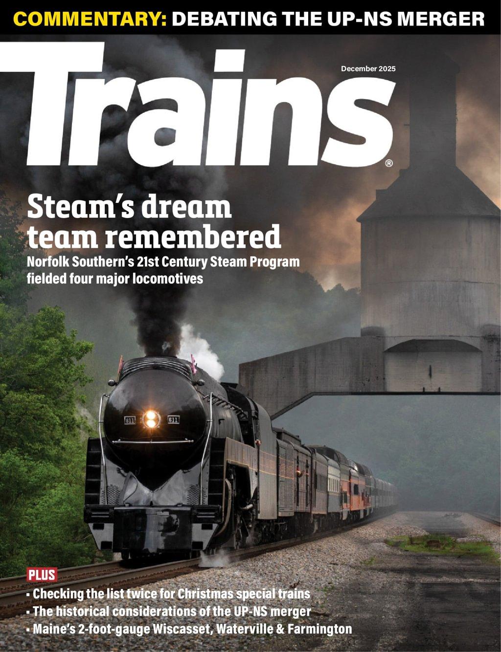 Trains Magazine Subscription                    December 1st, 2025 Issue