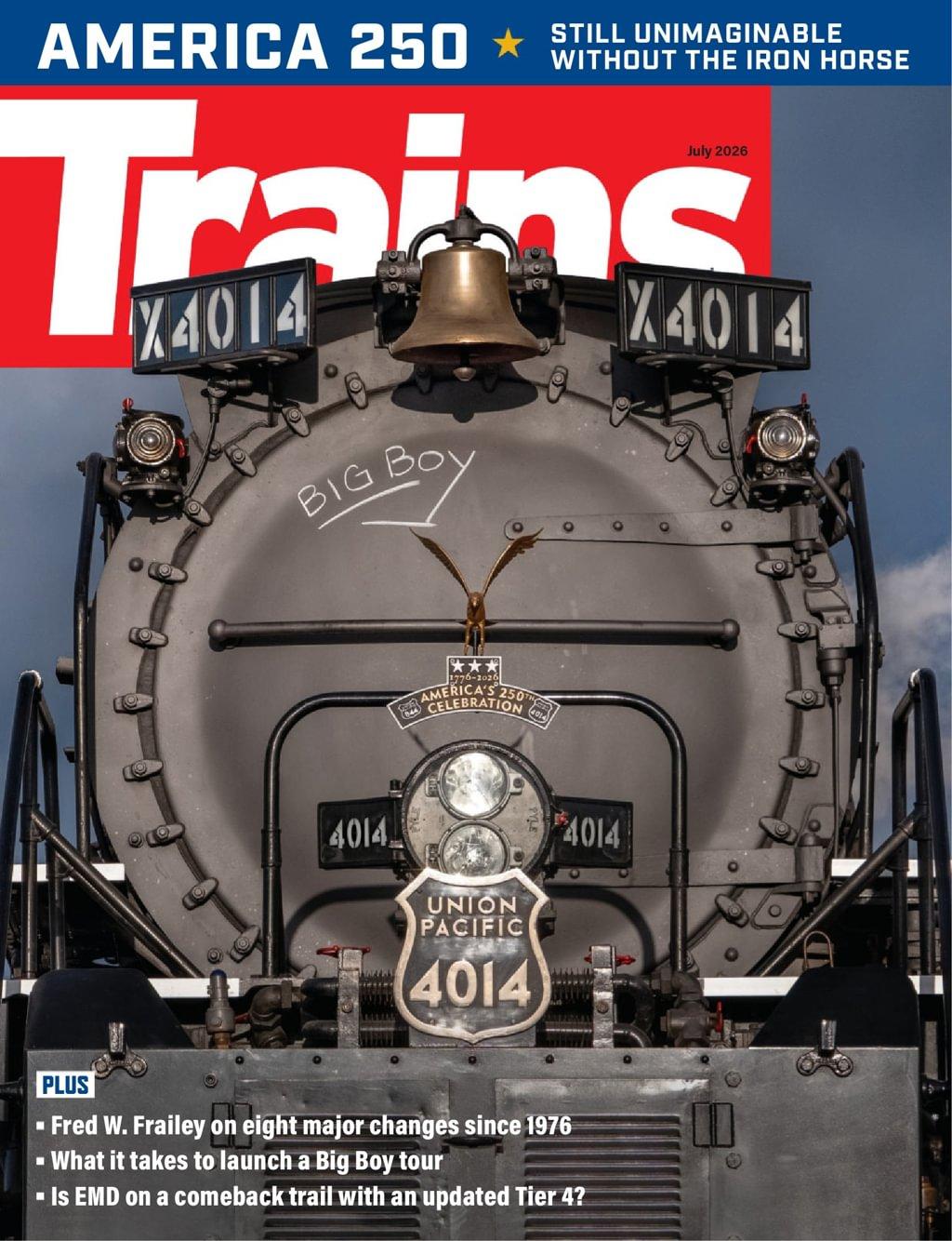 Trains Magazine Subscription                    July 1st, 2026 Issue