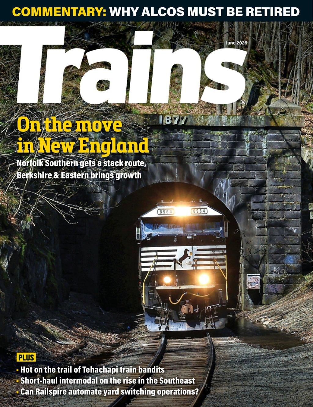 Trains Magazine June 1st, 2026 Issue Cover