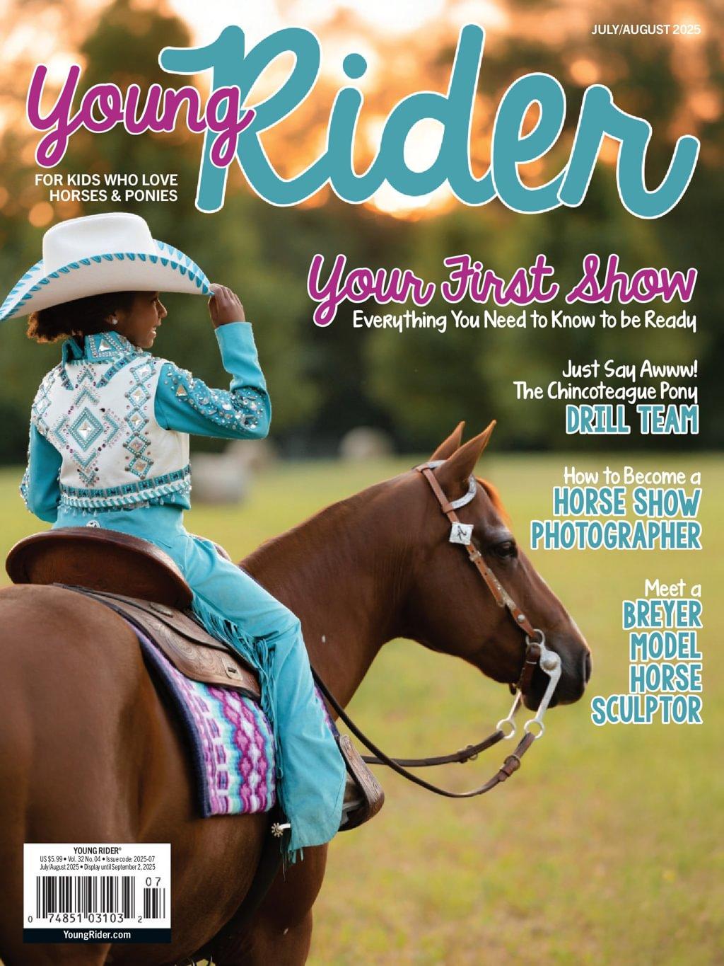 Young Rider Magazine Subscription                    July 1st, 2025 Issue