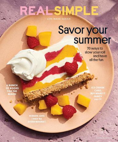 Real Simple Magazine July 1st, 2023 Issue Cover