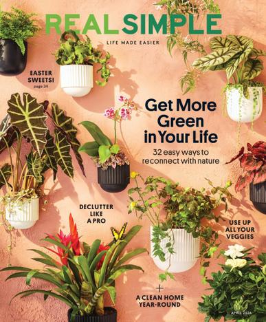 Real Simple Magazine April 1st, 2024 Issue Cover
