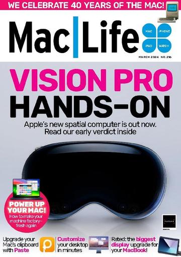 MacLife Magazine March 1st, 2024 Issue Cover