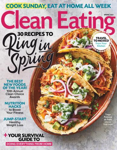 Clean Eating Magazine February 23rd, 2021 Issue Cover