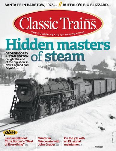 Classic Trains Magazine November 1st, 2021 Issue Cover