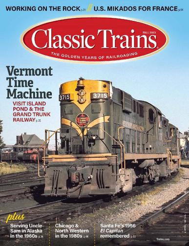Classic Trains Magazine September 1st, 2023 Issue Cover