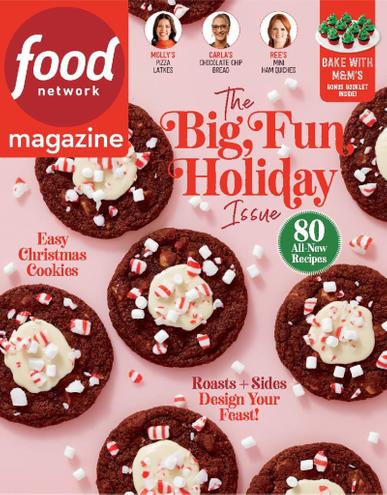 Food Network Magazine December 1st, 2023 Issue Cover