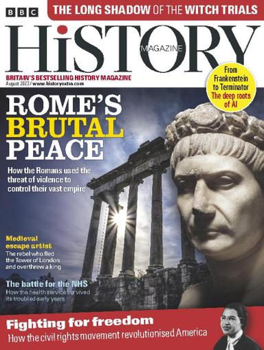 BBC History Magazine August 1st, 2023 Issue Cover