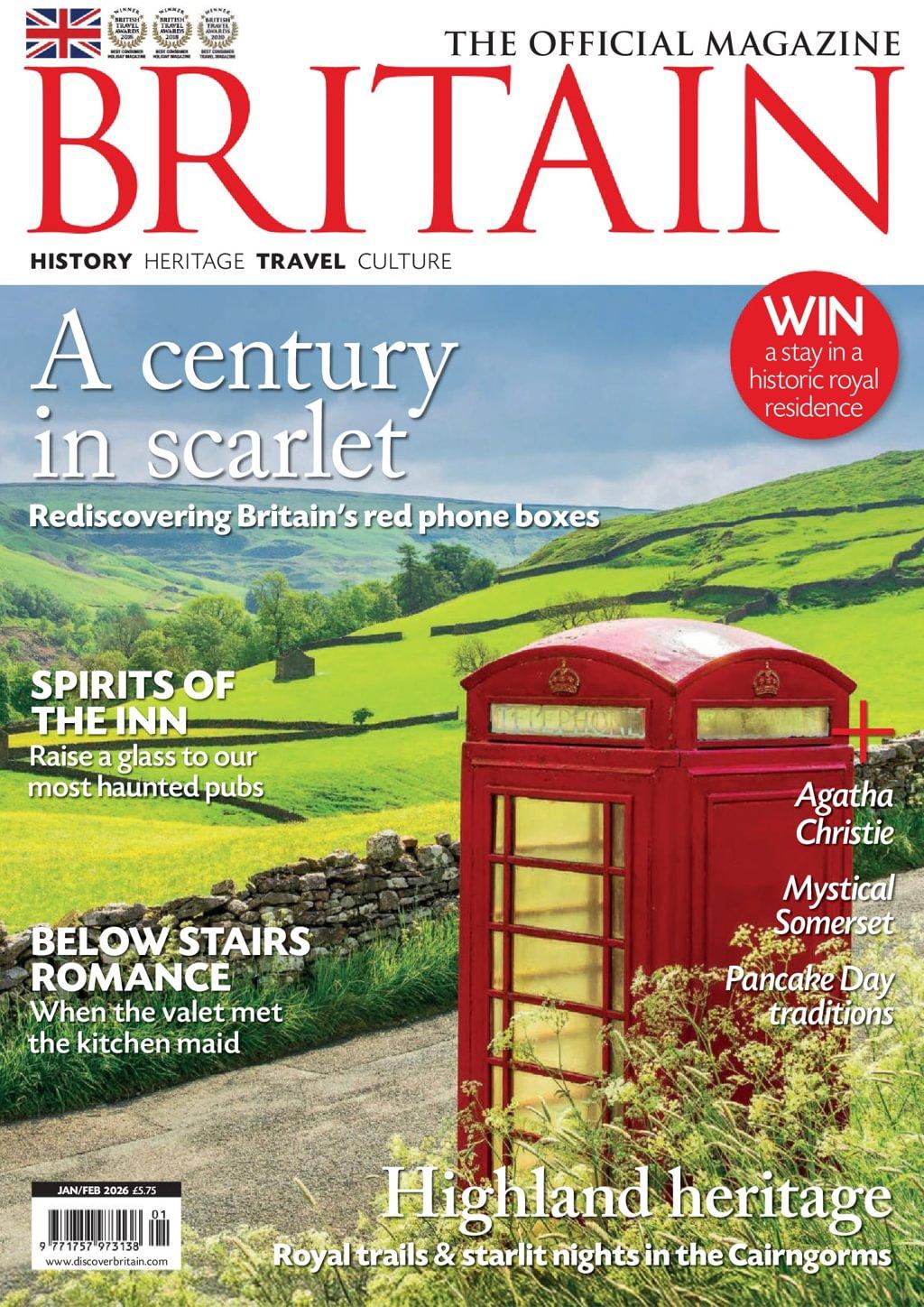 Britain Magazine Subscription                    January 1st, 2026 Issue