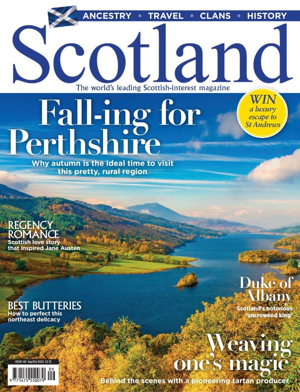 Scotland Magazine September 1st, 2025 Issue Cover