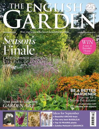 The English Garden Magazine September 1st, 2022 Issue Cover