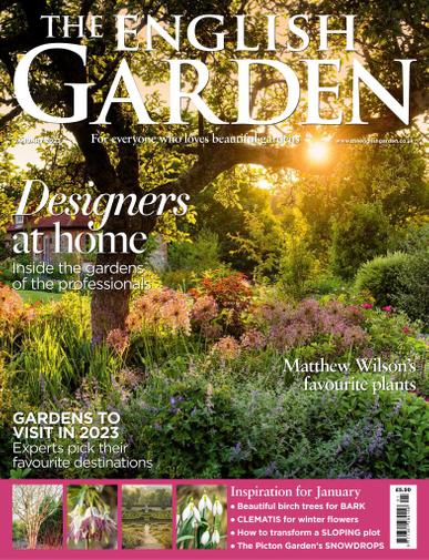 The English Garden Magazine January 1st, 2023 Issue Cover