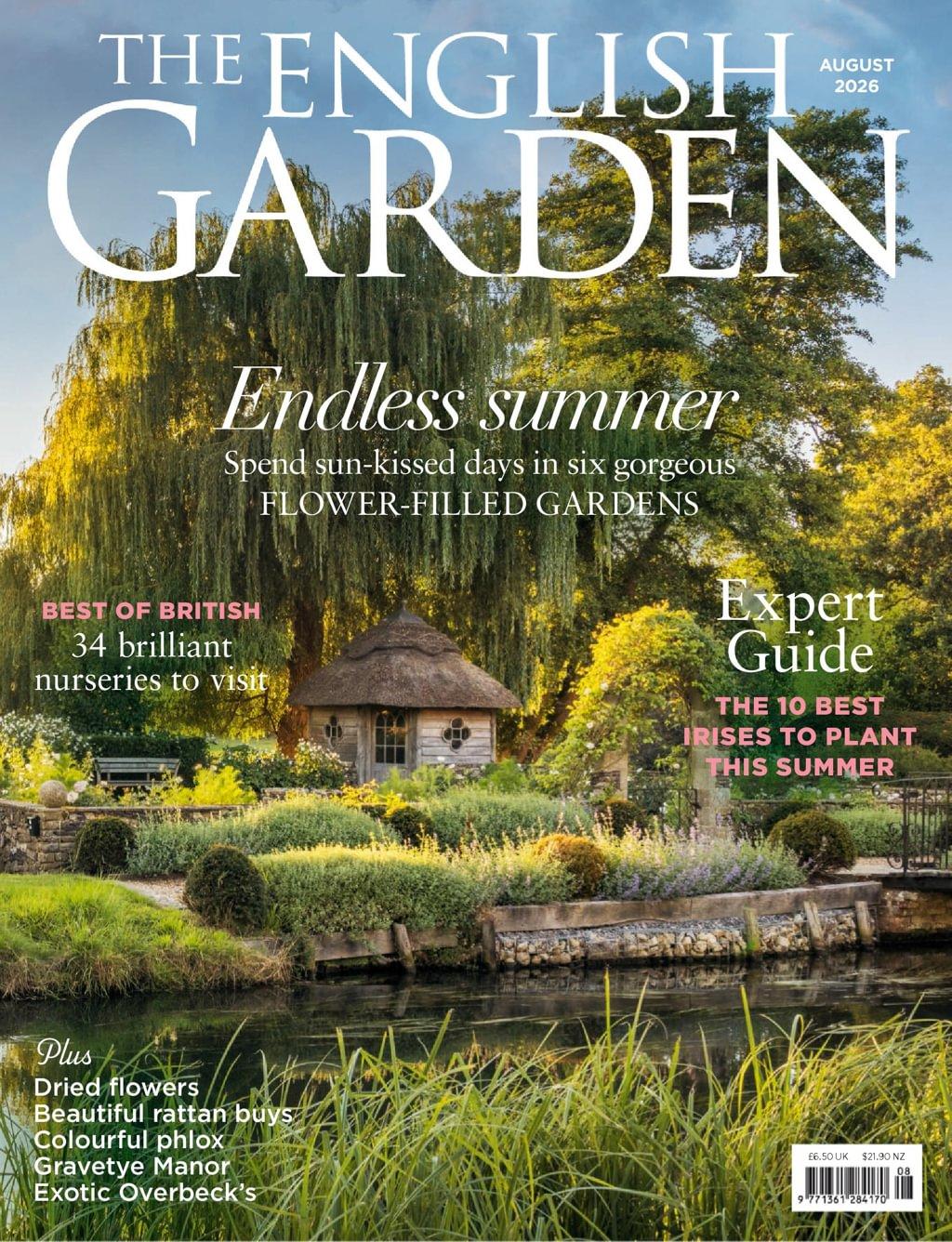 The English Garden Magazine Subscription                    August 1st, 2026 Issue