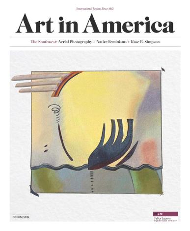 Art In America Magazine November 1st, 2022 Issue Cover